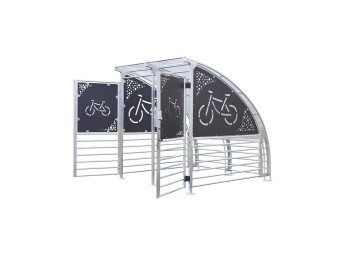 Abri 6 vélos fermé et sécurisé