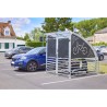 Abri 6 vélos fermé et sécurisé
