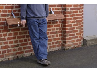 Banc pour abris fumeur