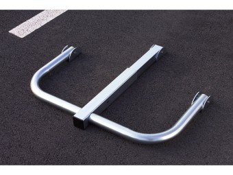 Arceau de parking rabattable avec fermeture à molette