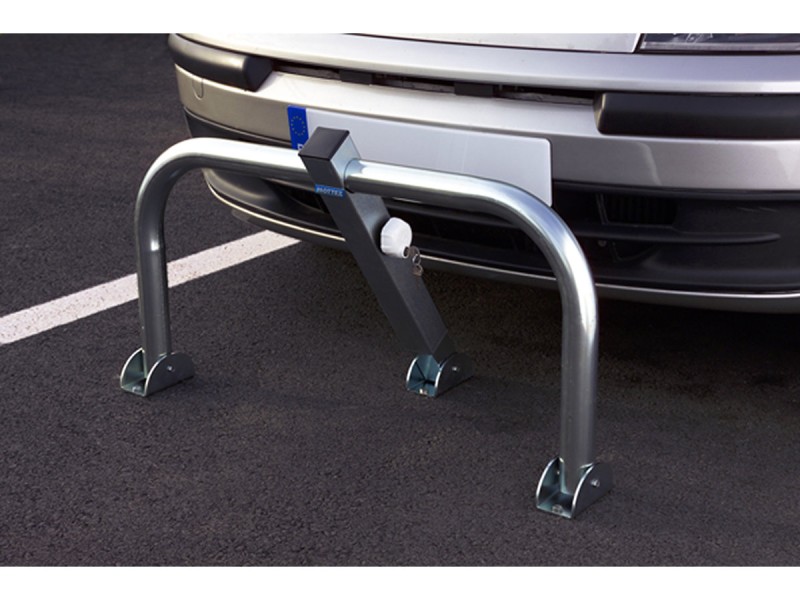 Arceau de parking rabattable avec fermeture à molette Arceau de parking rabattable avec fermeture à molette