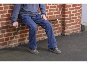 Banc pour abris fumeur