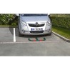 Arceau de parking 3 pieds rabattable économique