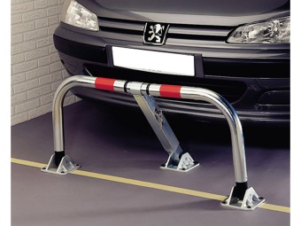 Arceau de parking indéformable avec amortisseur caoutchouc