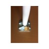 Arceau de parking rabatable 2 pieds blanc et rouge