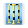 Arceau de protection d'angle Ø 76 mm jaune et noir
