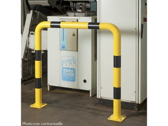 Barrière de protection industrielle tube Ø 76 mm