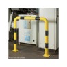 Barrière de protection industrielle tube Ø 76 mm