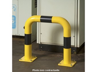 Barrière de protection industrielle tube Ø 76 mm
