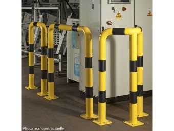 Barrière de protection industrielle tube Ø 76 mm