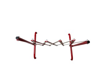 Barrière droite extensible en acier - 2,85m