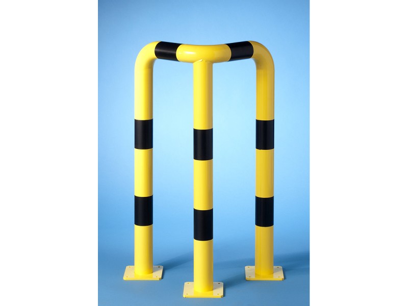 Arceau de protection d'angle Ø 89 mm jaune et noir Arceau de protection d'angle Ø 89 mm jaune et noir