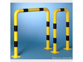Barrière de protection industrielle tube Ø 76 mm
