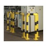 Arceau de protection d'angle Ø 89 mm jaune et noir