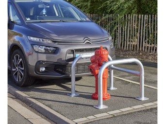 Etrier de sécurité 3 côtés galvanisé Ø 60 mm