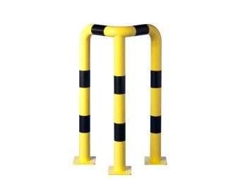 Arceau de protection d'angle Ø 89 mm jaune et noir