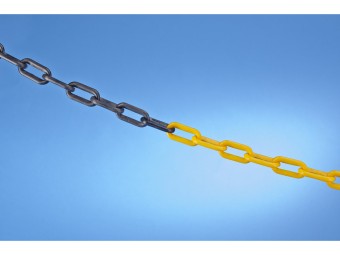 Chaîne de signalisation en plastique