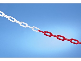 Chaîne de signalisation en plastique