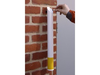 Cendrier mural simple pivotant