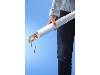 Cendrier pied mobile
