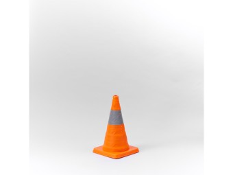 Cône de signalisation rétractable - H 42 cm ou 62 cm