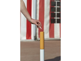 Cendrier cigarettes à planter dans le sol