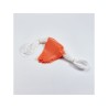 Corde à fanion pour délimitation - 30m - 45 fanions oranges