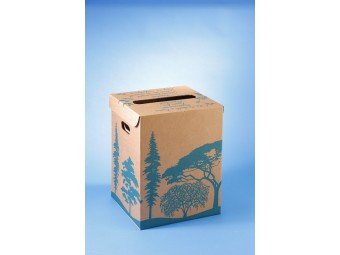 Corbeille 36 litres en carton