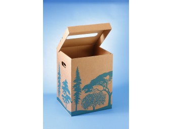 Corbeille 36 litres en carton