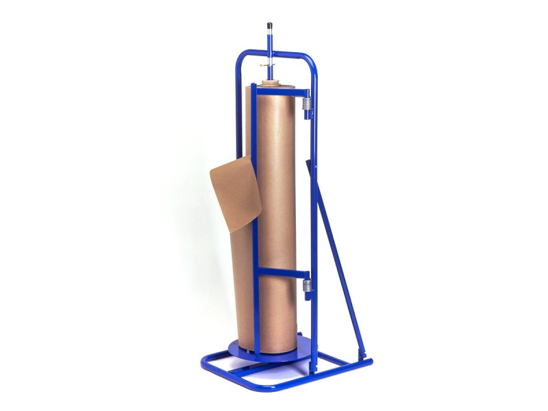 Dérouleur vertical pour bobine de papier d'emballage Dérouleur vertical pour bobine de papier d'emballage
