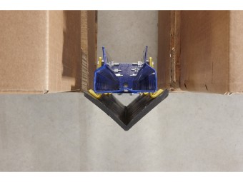 Cornière en caoutchouc de protection d'échelles et montants de rack