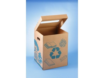 Corbeille 36 litres en carton