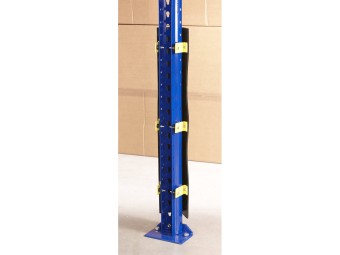 Cornière en caoutchouc de protection d'échelles et montants de rack