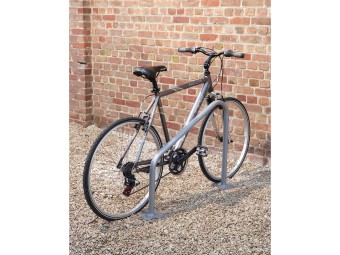 Lot de 2 arceaux vélo - carré, triangle ou épingle