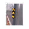Lot de 2 protections d'angle en mousse jaune et noire