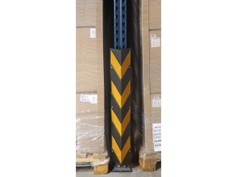 Cornière en caoutchouc de protection d'échelles et montants de rack