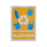 Lot de 3 panneaux tri sélectif pour support de sac poubelle