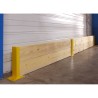 Traverse de protection de rack avec madrier en sapin