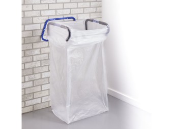 Lot de 2 supports de sac poubelle muraux pour sacs 240l ou 400l
