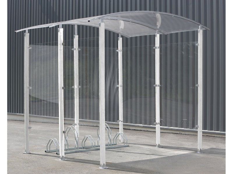 Abri vélos 4m² bois ou métal