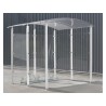 Abri vélos 4m² bois ou métal