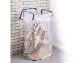 Lot de 2 supports de sac poubelle muraux pour sacs 240l ou 400l