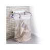 Lot de 2 supports de sac poubelle muraux pour sacs 240l ou 400l