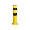 Poteau de protection jaune et noir
