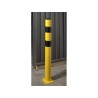 Poteau de protection jaune et noir