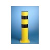 Poteau de protection jaune et noir