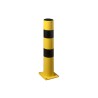 Poteau de protection jaune et noir
