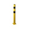 Poteau de protection jaune et noir