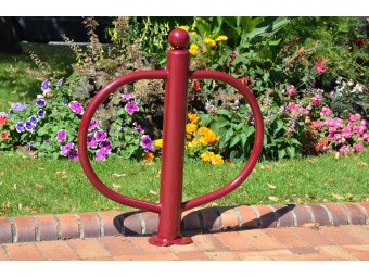 Support moto avec arceau antivol