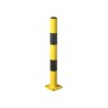 Poteau de protection jaune et noir